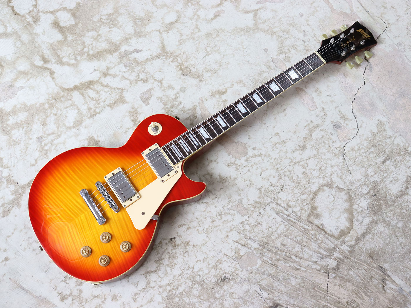 Blitz(Aria proⅡ)レスポール チェリーサンバースト 動作OK Blitz by