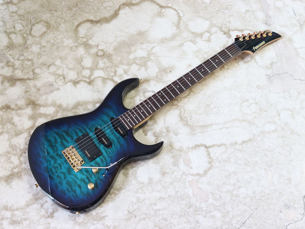 ☆美品 希少カラー FERNANDES FGZ-420 レフティ エレキギター レア
