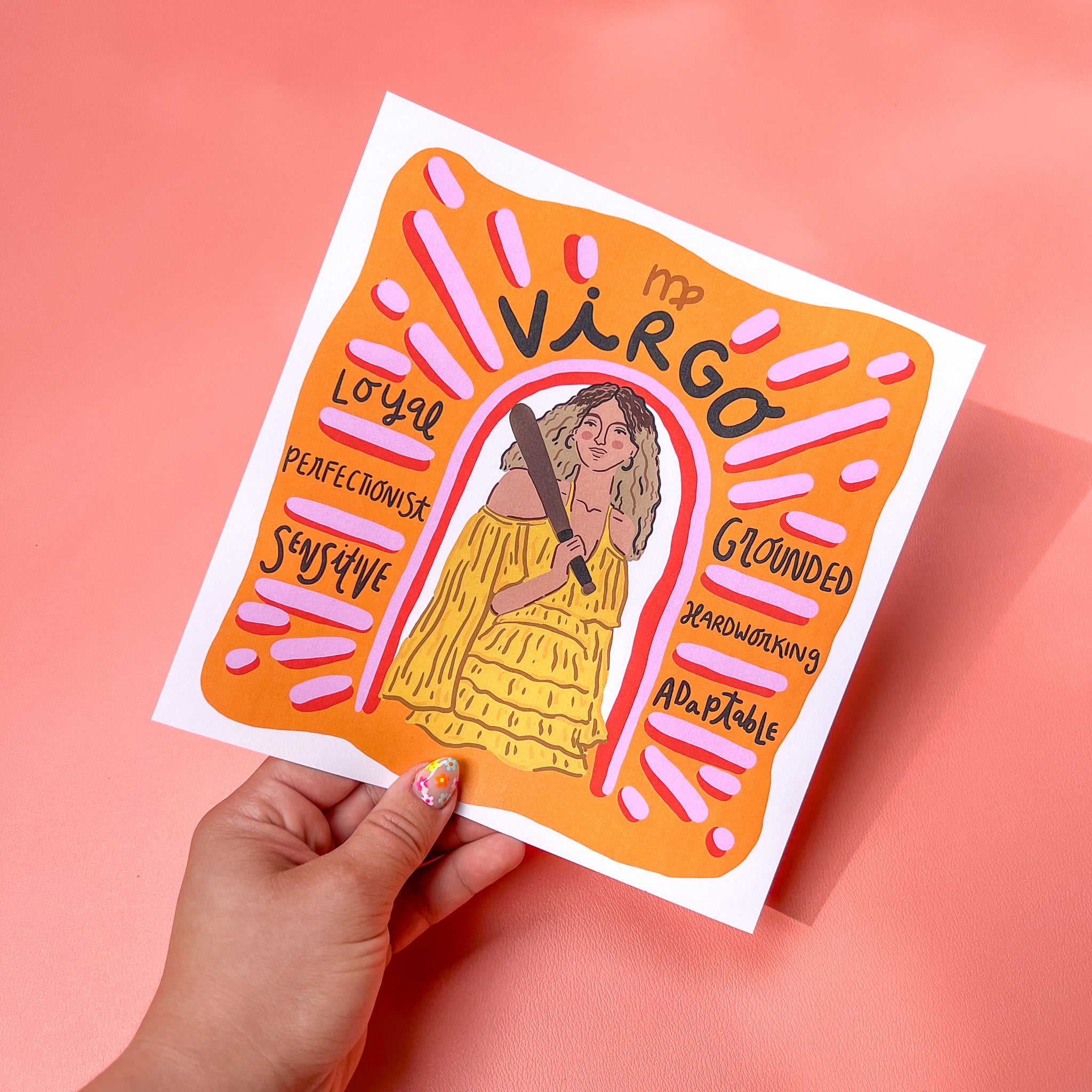 Virgo Beyonce - Print - 8x8