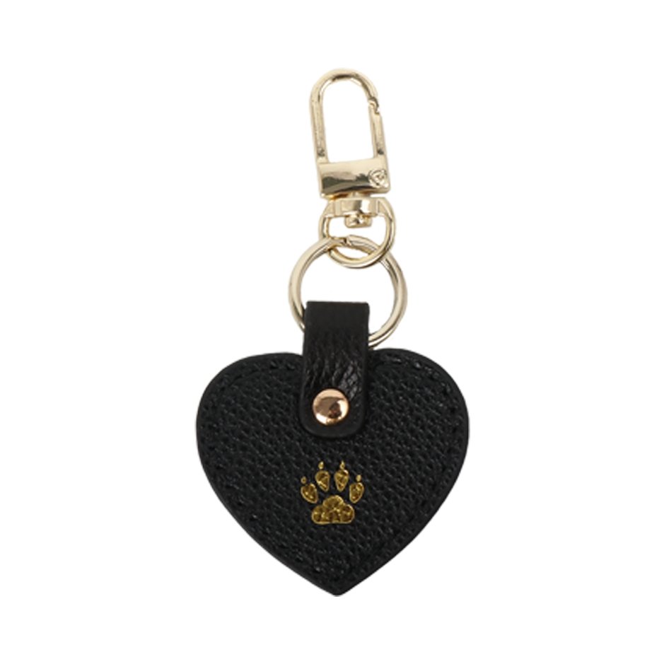 PERFETTO LEATHER TAG 本革製ハート型PAWマークチャーム – pawdea