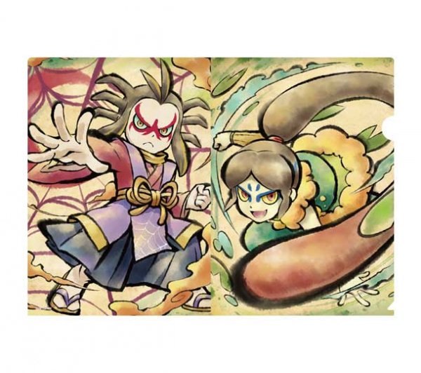 商品情報】ホロクリアファイル（ブシニャン・ブシ王）、（和風／大ガマ