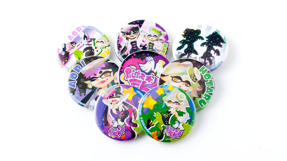 バンダイ様よりカプセル玩具「イカしたブロマイド缶バッジ feat