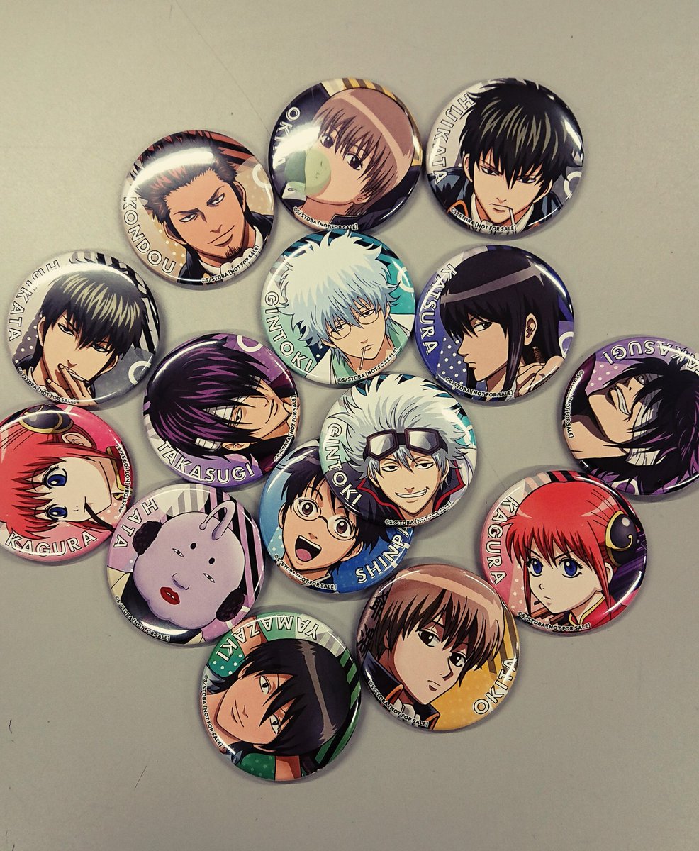 銀魂 特典 ジャンプフェスタ2020 角型缶バッジ アニプレックス 沖田総