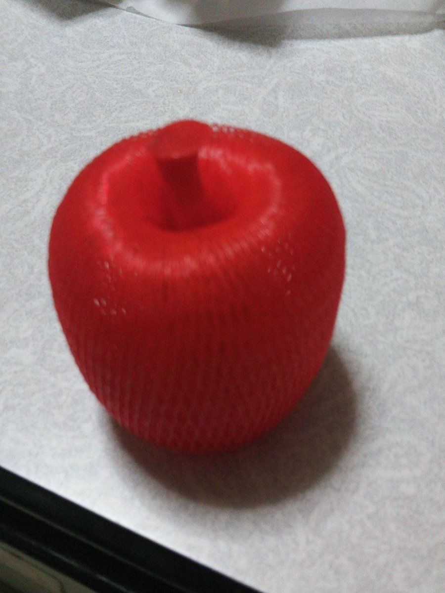 みかんネットでりんご(*´ω｀*) 皆さんやったことありますかね？