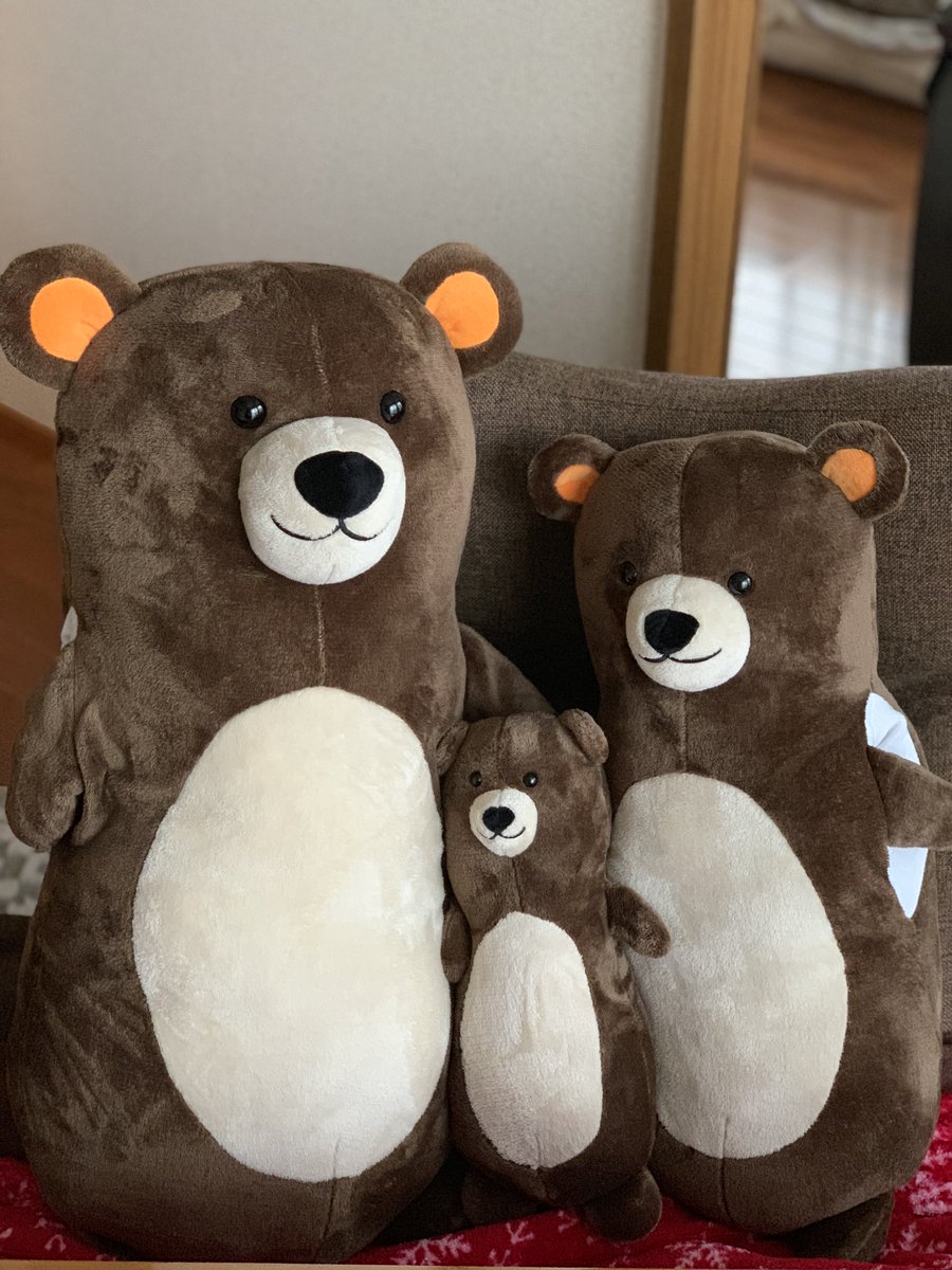 ニトリのクマのぬいぐるみが可愛すぎて大人買い。