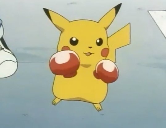 第二十九話「かくとうポケモン! だいバトル!」より エビワラーとの戦い