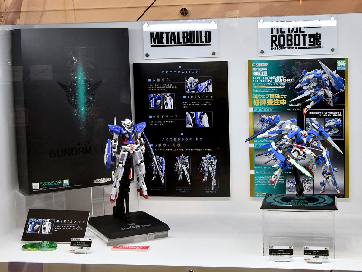 ホビーショー なう！】 10周年のガンダム00からは、リペア2&3装備同梱