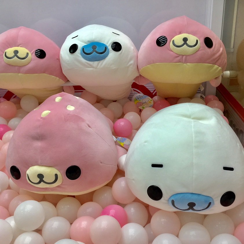 今週のプライズ情報①】『まめゴマ もっちりぬいぐるみXL Part2』42cm