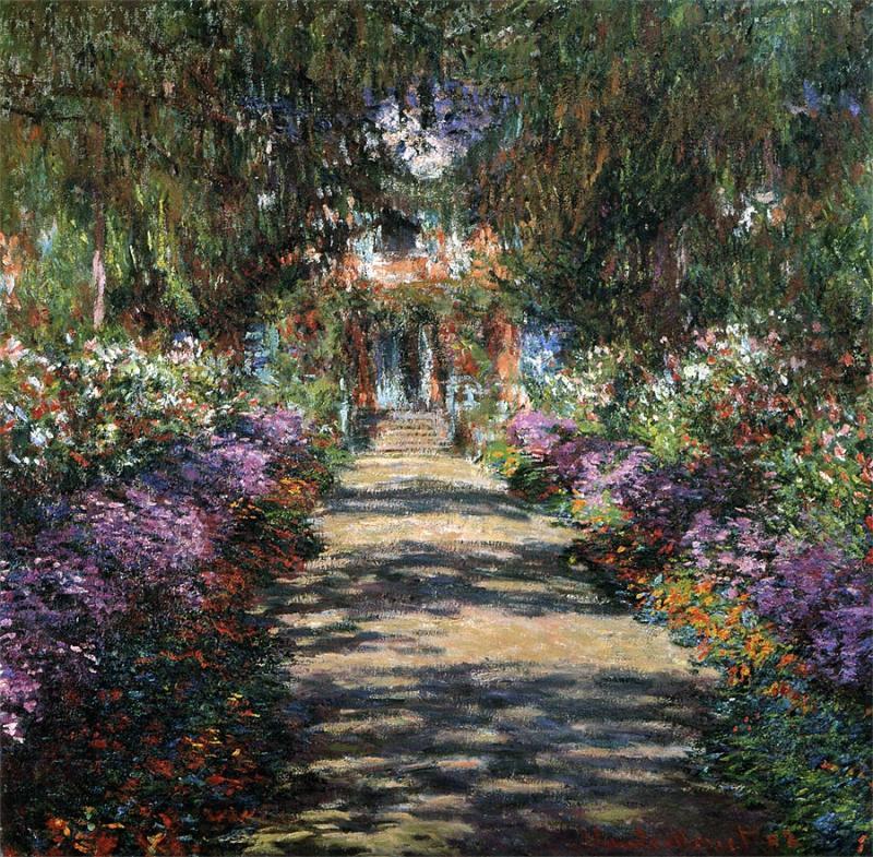 ジヴェルニーのモネの庭』 モネ 1900年