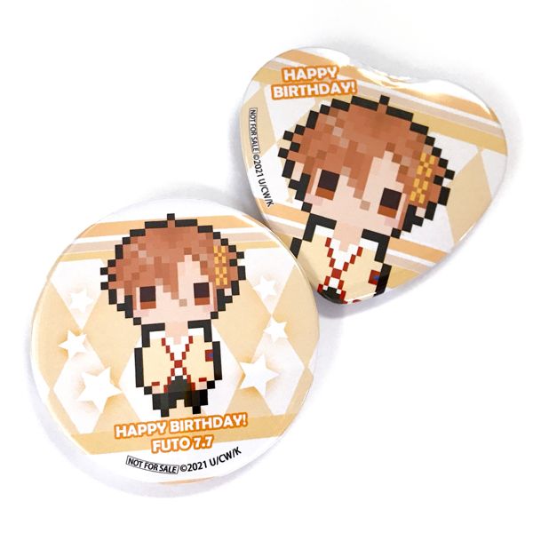 ブラザーズコンフリクト ブラコン ココラボ ハート 缶バッジ 朝日奈風