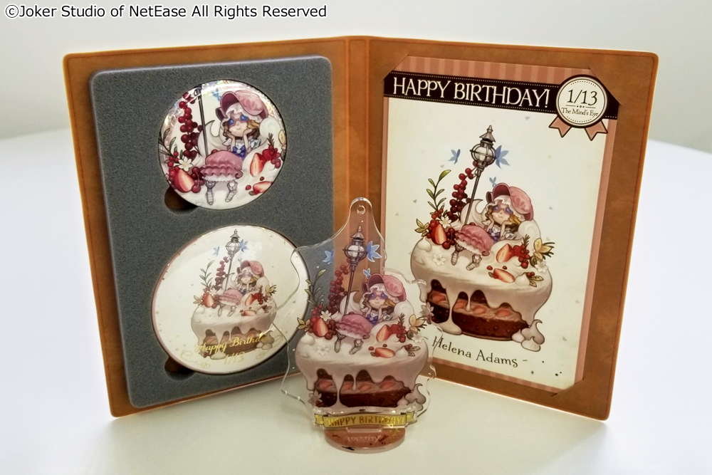 IdentityV 誕生日の描き下ろしイラストを使用したグッズセット