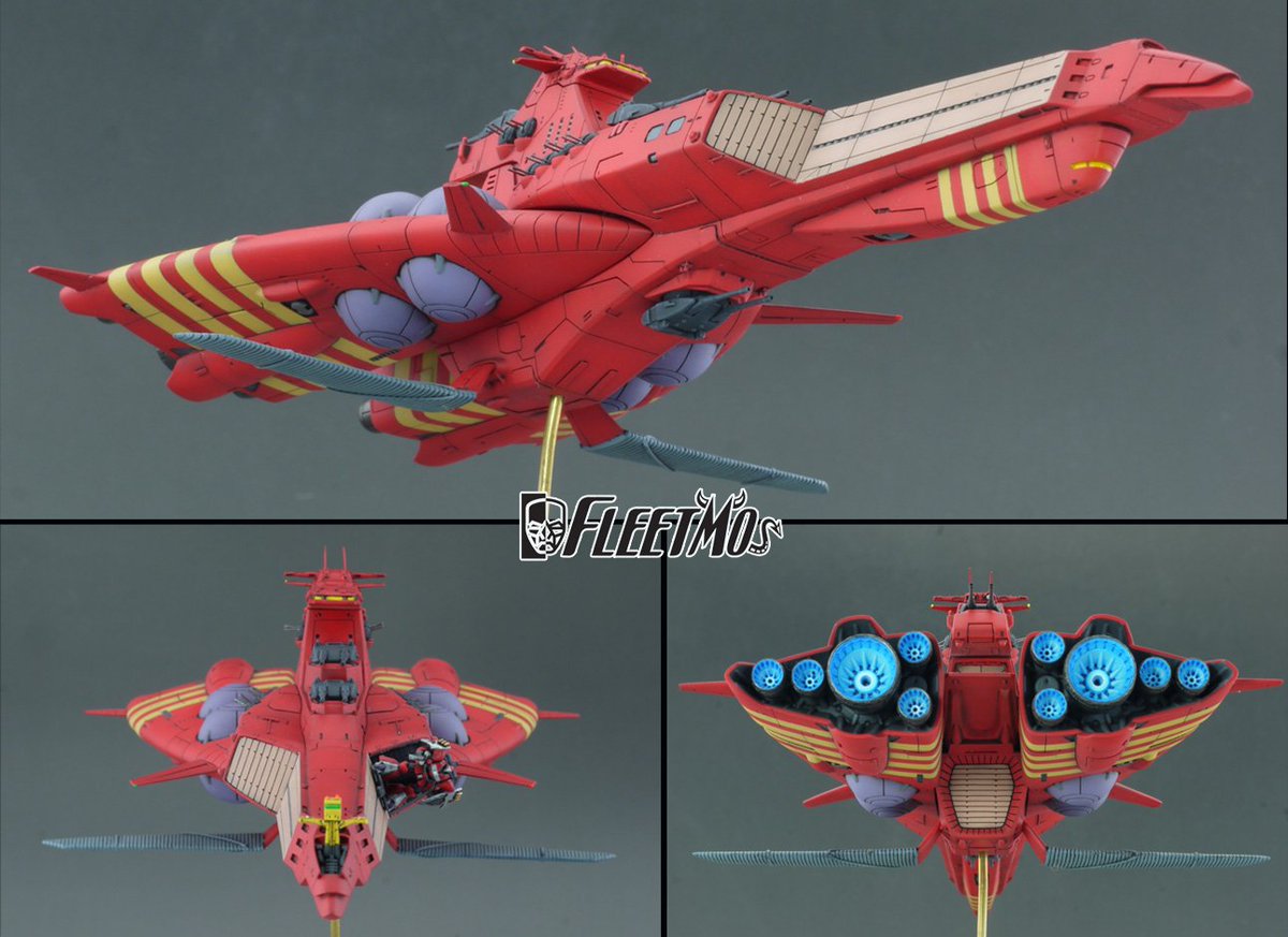 FLEETMO 2019新作 1/1700 ネオ ・ ジオン軍 宇宙巡洋艦 ムサカ級 0093