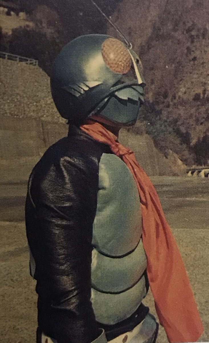 仮面ライダー」第1話 小河内ダムロケ 3日目に撮影された 仮面ライダー