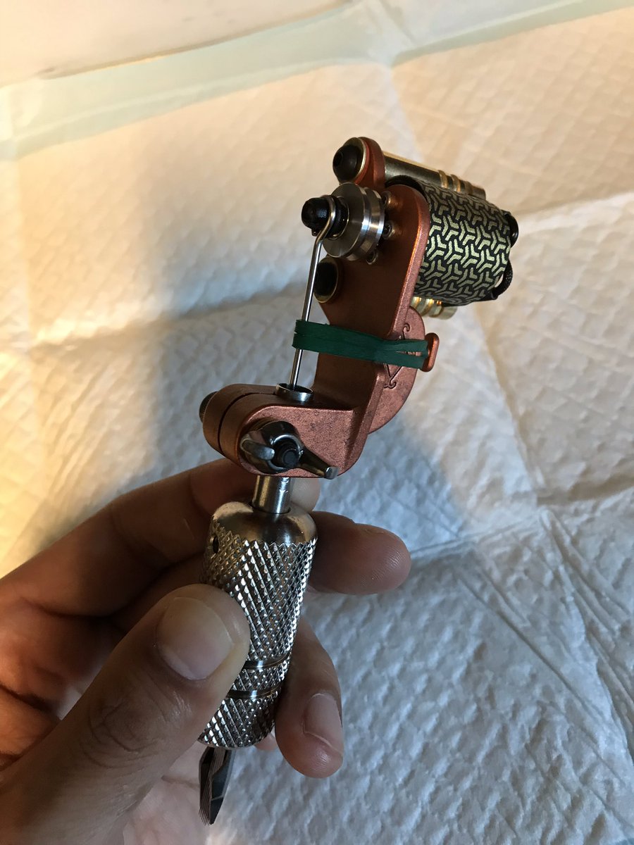 ウィザード・タトゥー・マシン QUINKE ブルー ロータリーマシン