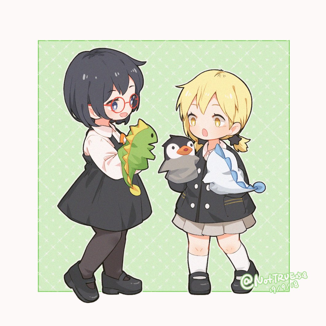 🌟🌟play together!! #清水潔子 #谷地仁花 #ハイキュー