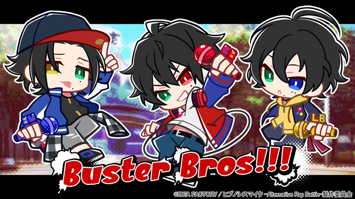 新情報】#ヒプマイARB に登場するキャラクターたちのデフォルメ💫され