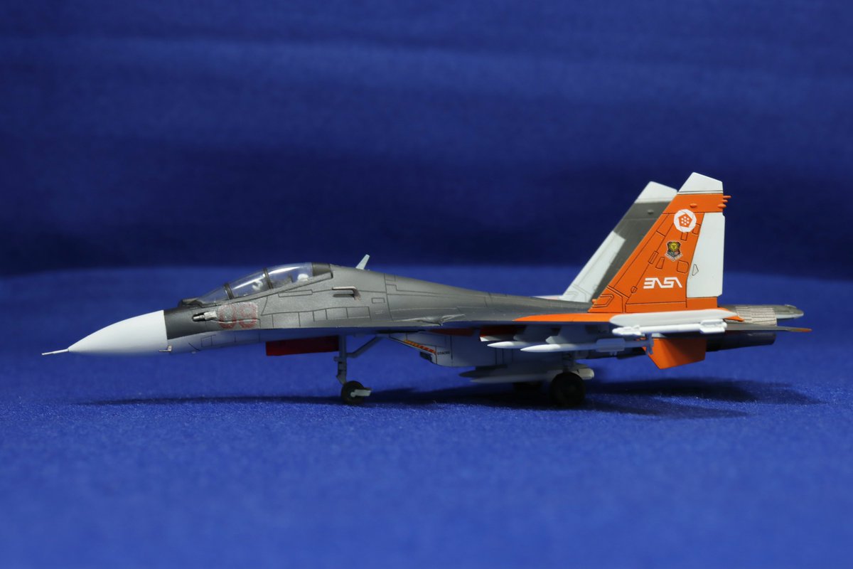 新年最初の完成機体は、1/144 SU-30SM（エースコンバット7 エルジア軍