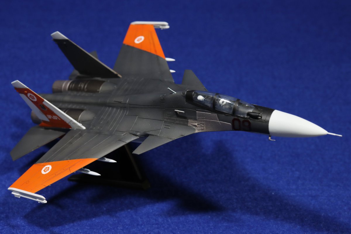 新年最初の完成機体は、1/144 SU-30SM（エースコンバット7 エルジア軍