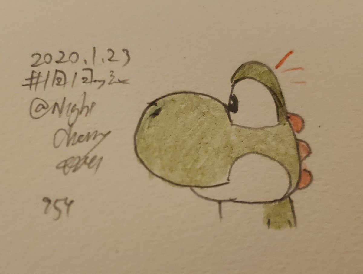 横顔 #1日1ヨッシー