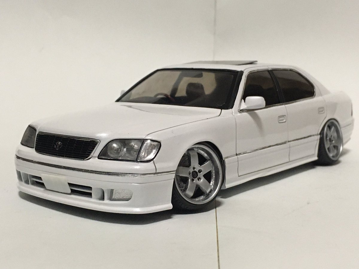 アオシマ製UCF21セルシオ“アンクエルション”完成しました。 パール