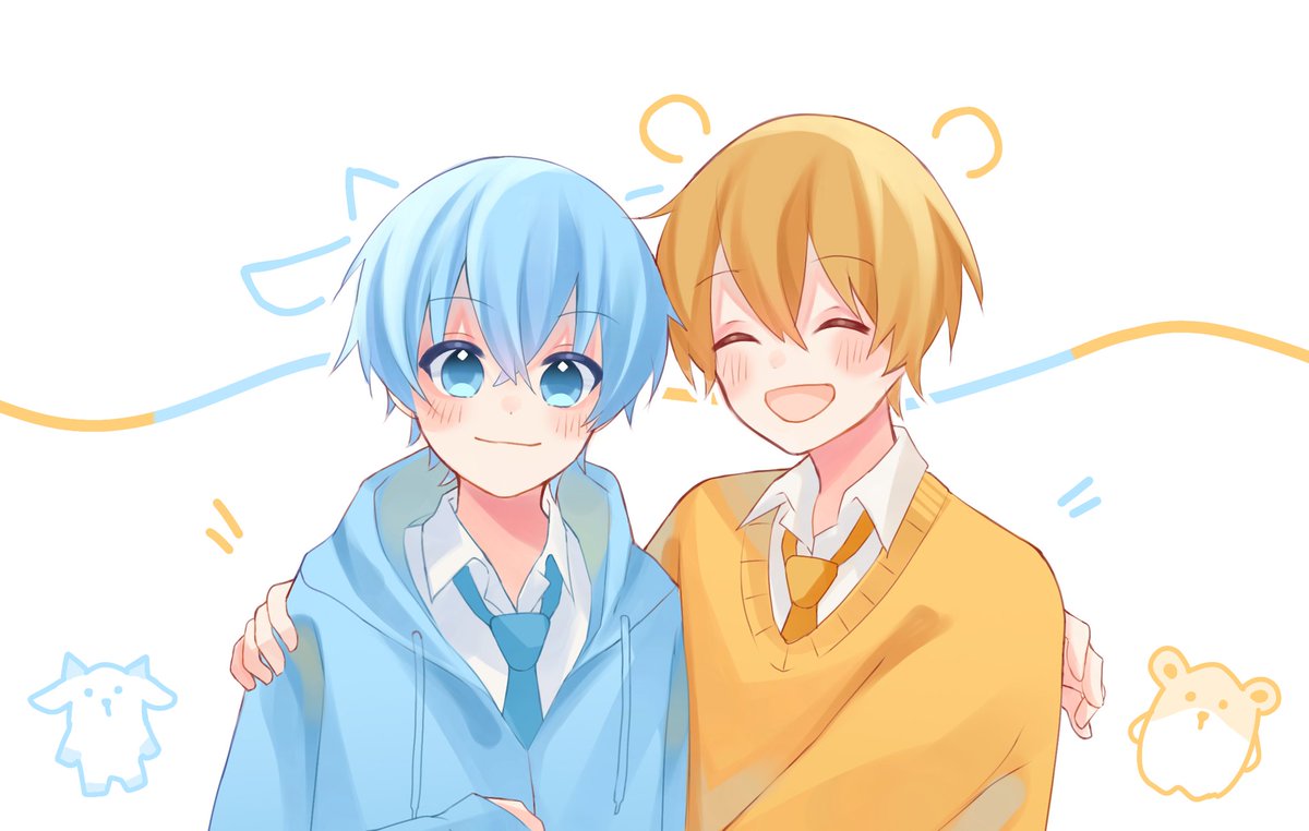 09/22💛💙 #るぅころ #すとぷりギャラリー #るぅとくん #ころんくん