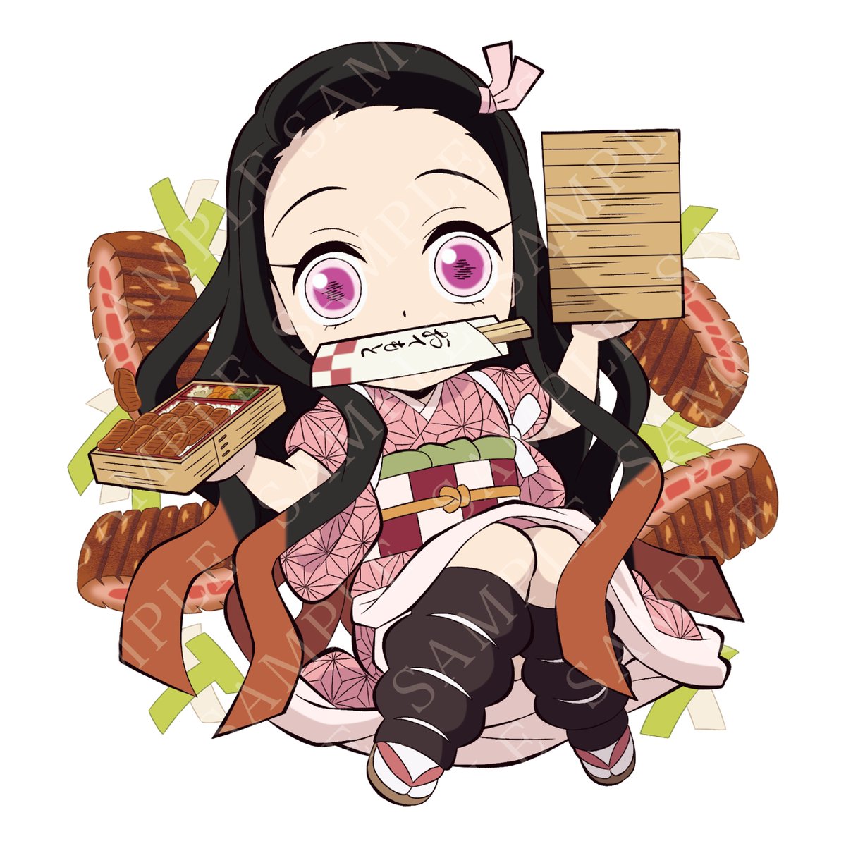 ダイニング　書き下ろしイラスト スタンディPOP原画版 鬼滅の刃 竈門禰豆子