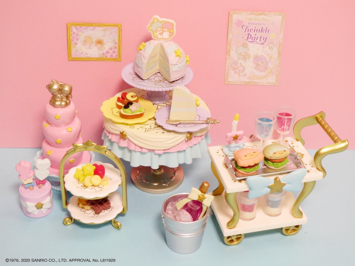 11月9日発売予定【リトルツインスターズ Twinkle ☆Party】 キキとララ