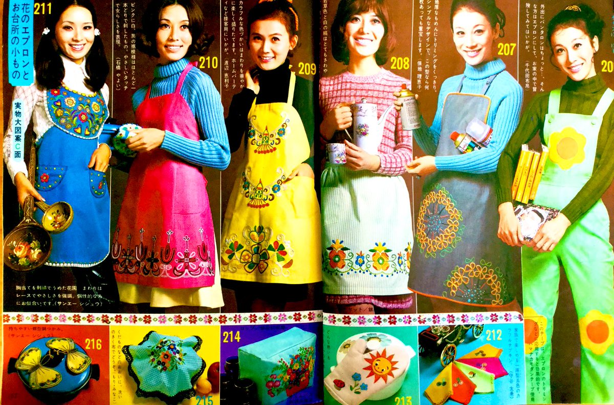 今朝、＃昭和レトロ な ＃エプロン を紹介したので、自分の過去の