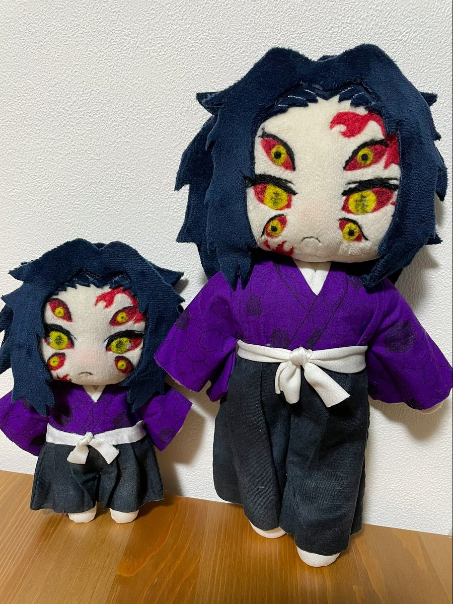 またまた黒死牟のぬいぐるみ作りました！笑 今回は15cmくらいの