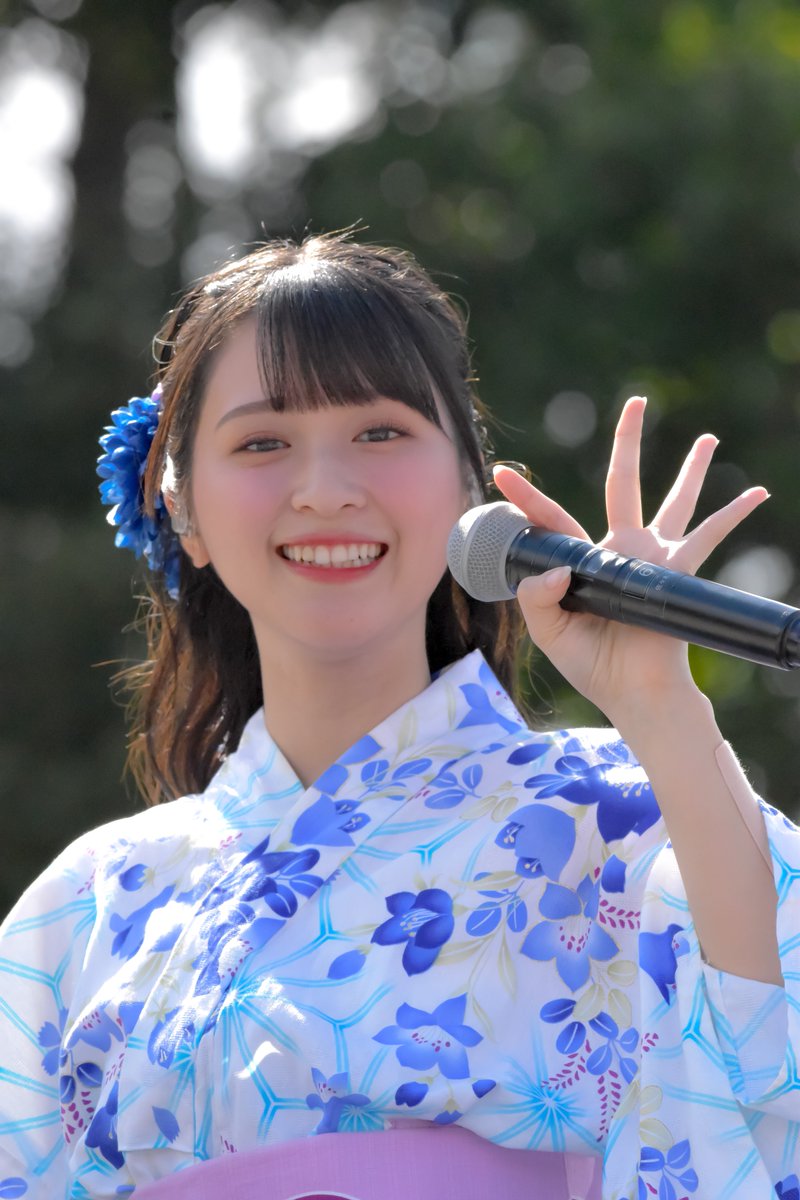 夏祭り恋慕う白いワンピースの舞香cに浴衣舞香c💘😊。 #イコノイフェス