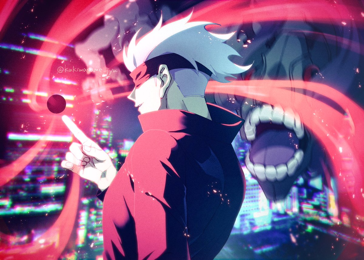 五条悟/術式反転「赫」 #呪術廻戦ファンアート