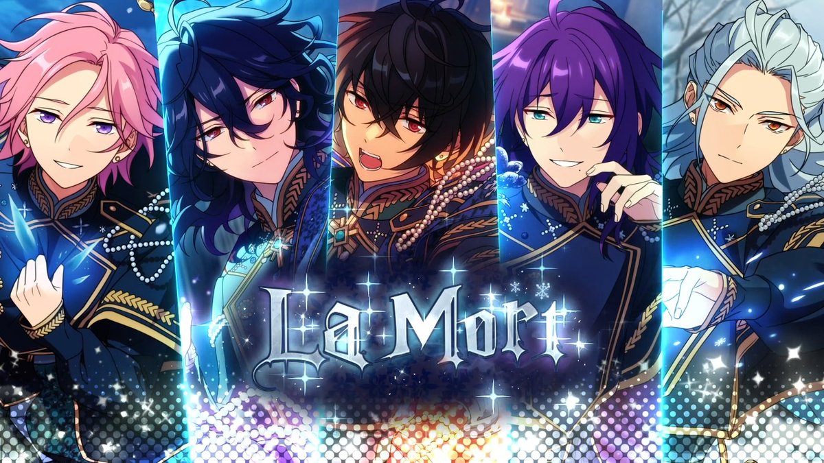 シャッフルユニット『La Mort』 ☆5 朔間 凛月 ☆5 朔間 零 ☆4 礼