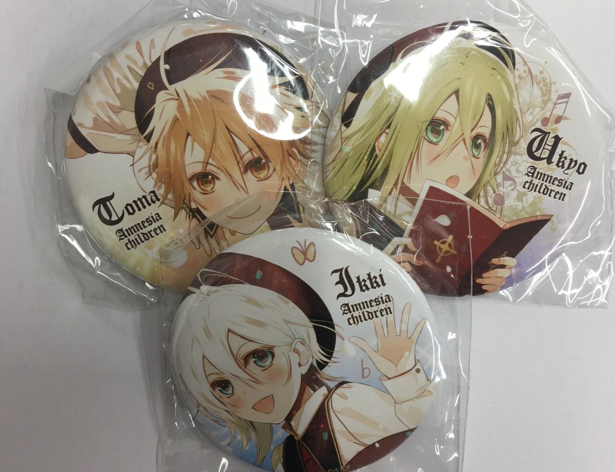入荷情報】 ｢#AMNESIA｣#イッキ さん #ウキョウ さん #トーマ さんの