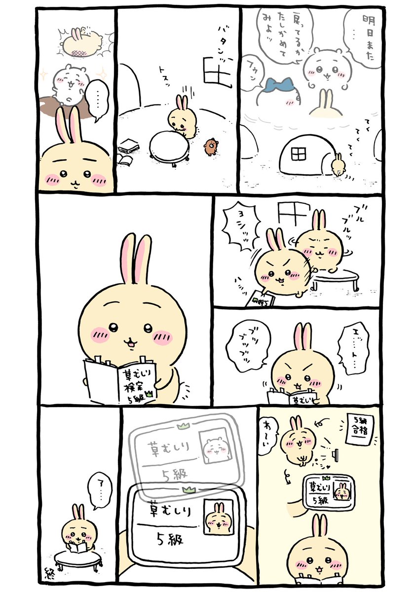 おうちに帰って、草むしり検定5級の勉強中だけど、なんで自分は