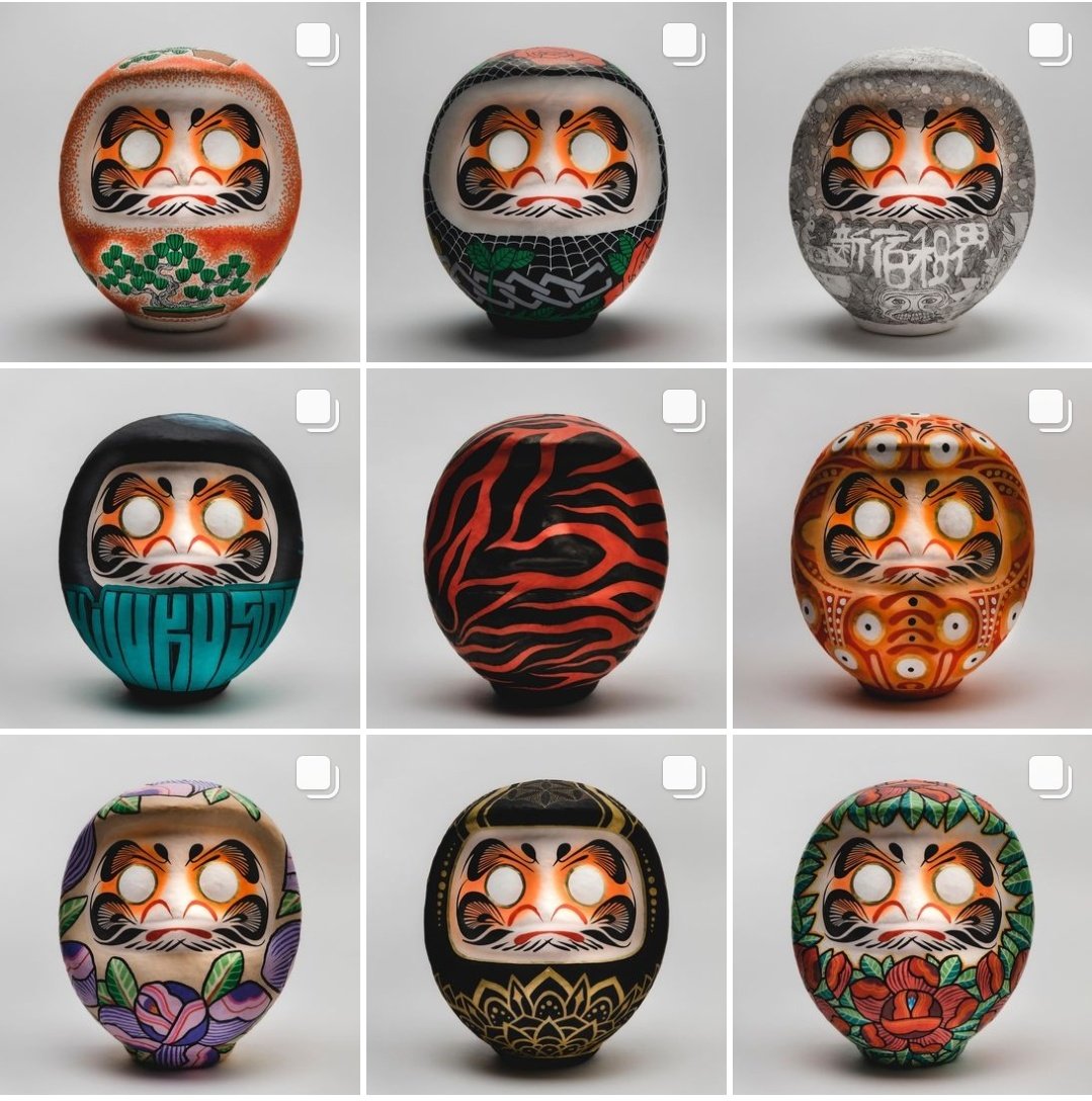 3月26日から新宿租界松見坂スタジオで達磨ギャラリーを開催。お土産を