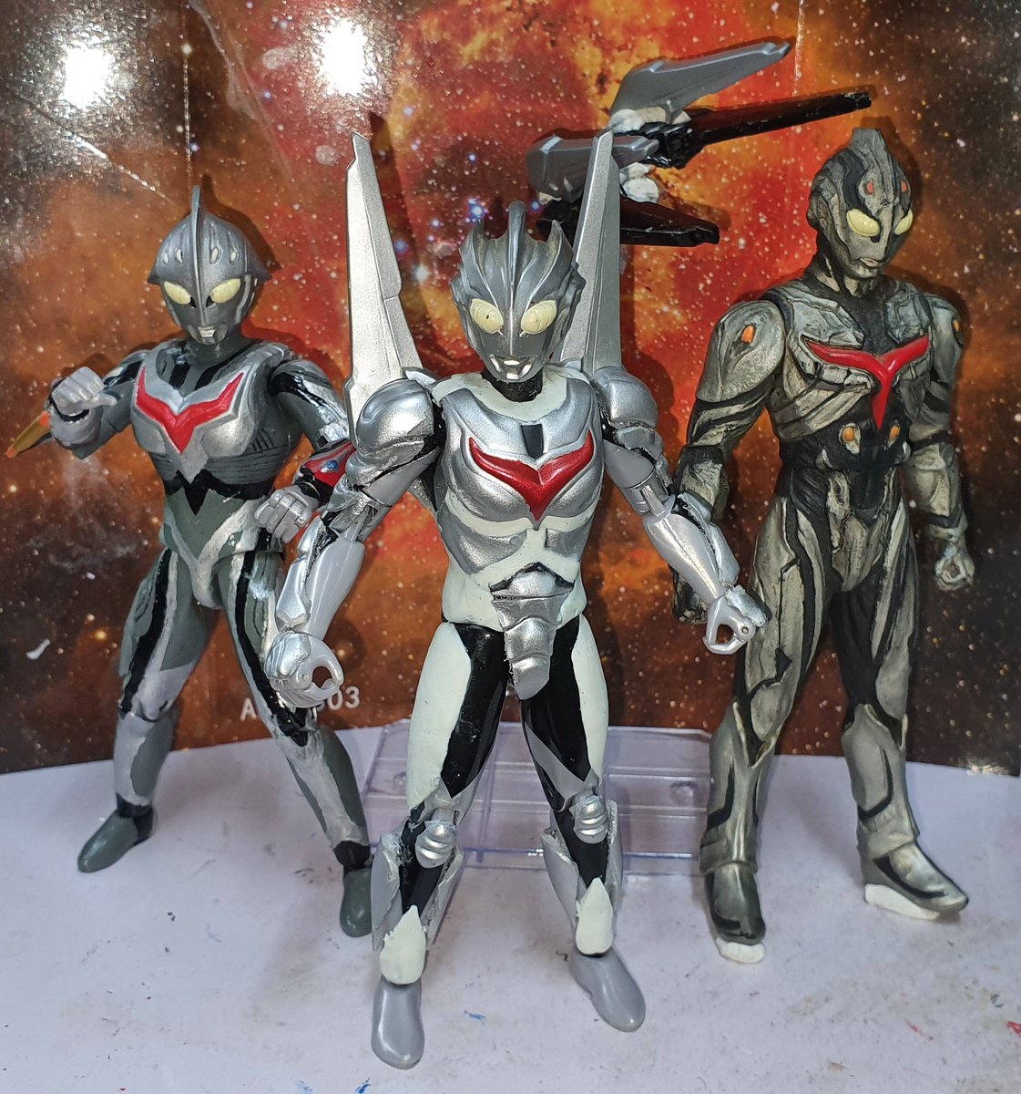 UAF Ultraman Noa with Nexus and The Next #ウルトラアクション