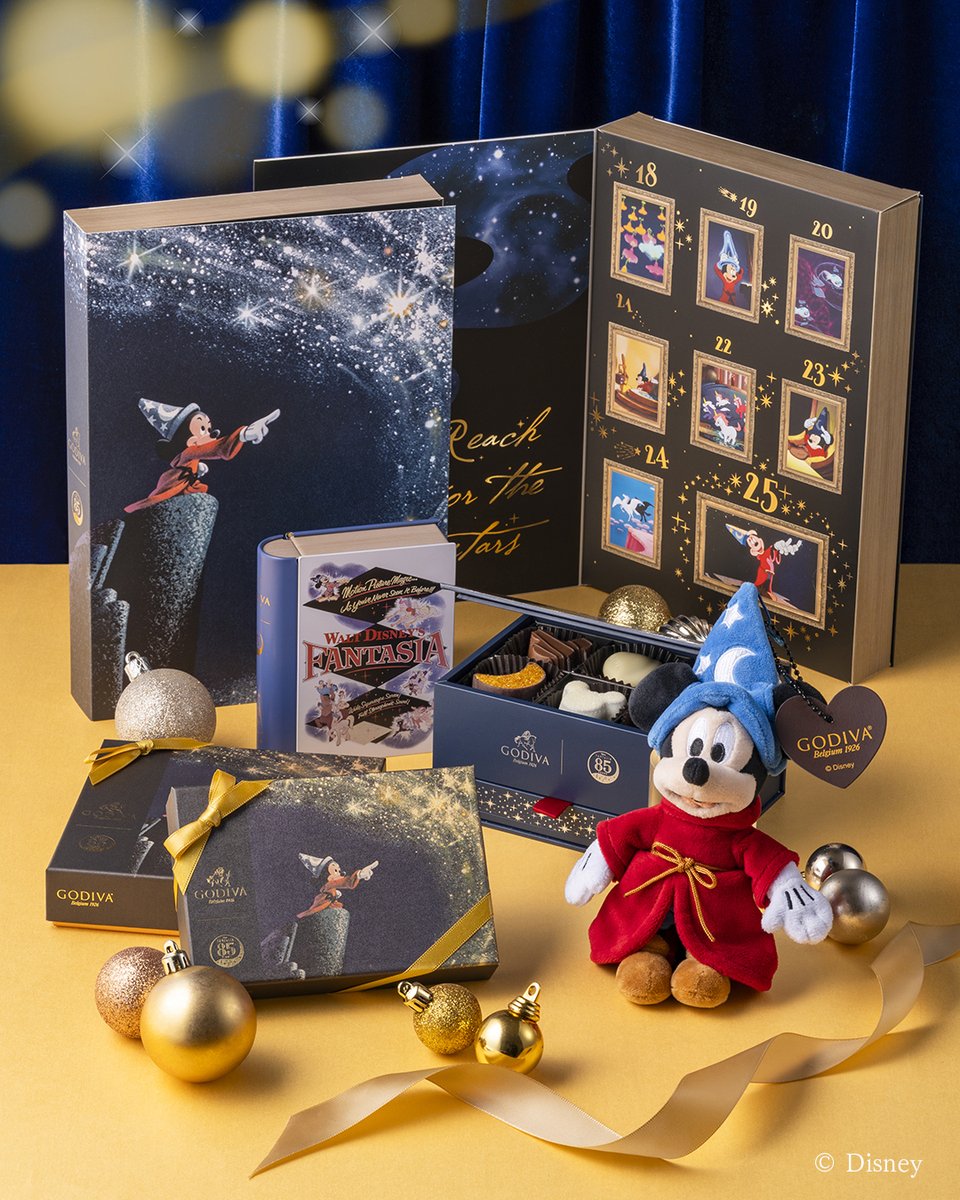 ⊹˚✧˖°˖✧˚⊹ 『#ファンタジア』85周年記念 #ゴディバ から特別な