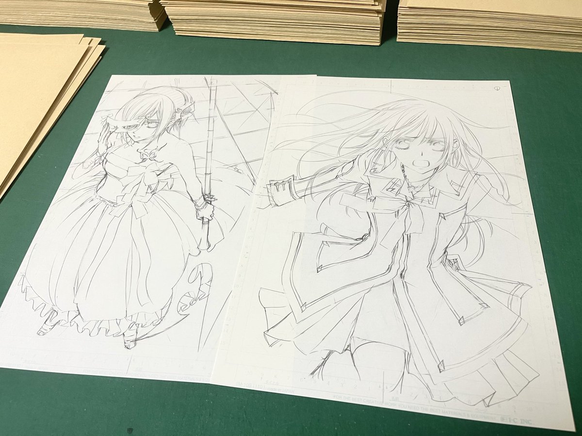 ヴァンパイア騎士 原画展 直筆「原稿下絵」プレゼントキャンペーン