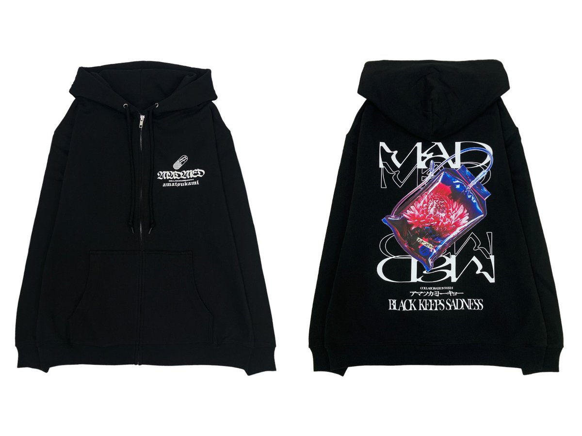 マドメド 那月邪夢 QOOZA コラボパーカー マドメド 那月邪夢 QOOZA