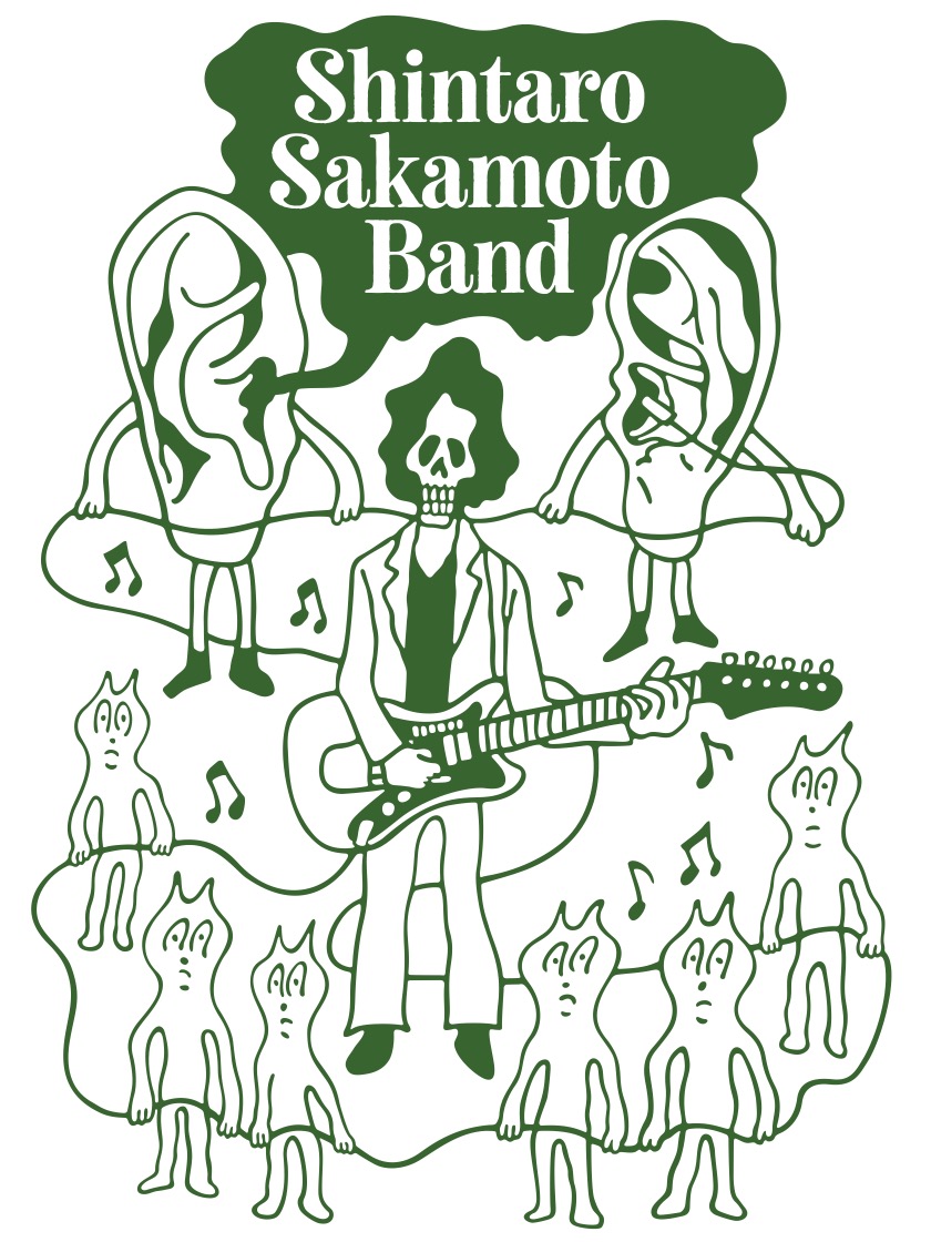 オリジナルイラストTシャツ販売】 12/26 (金) 坂本慎太郎LIVE2025