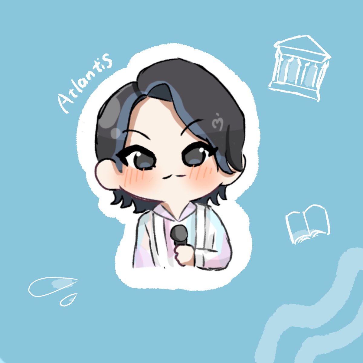 大森元貴 #Atlantis #ミセス #イラスト #FA