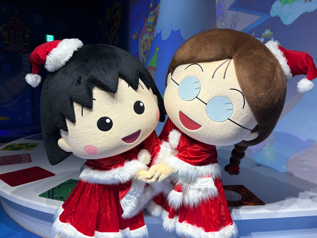 ちょっと早いメリークリスマス🎄まるちゃんサンタと、たまちゃんサンタ