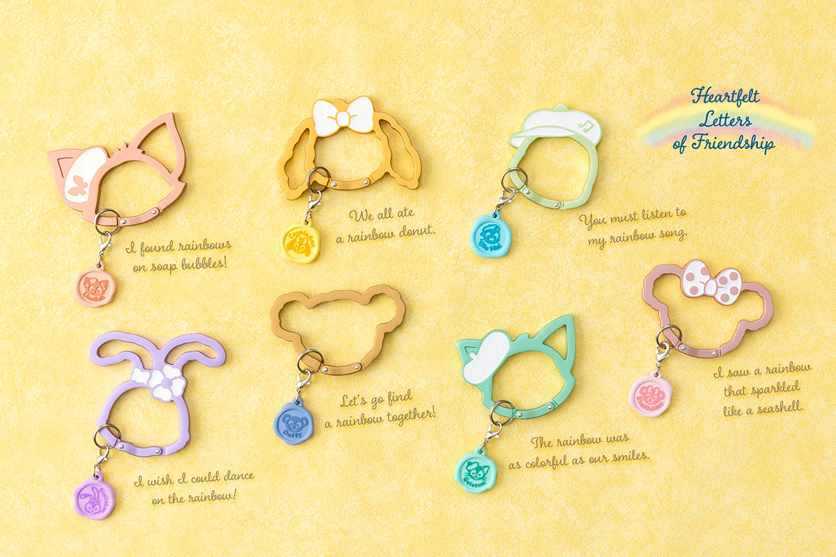 💕1月8日 販売開始💕 ダッフィー＆フレンズの7人のシルエットを形どっ