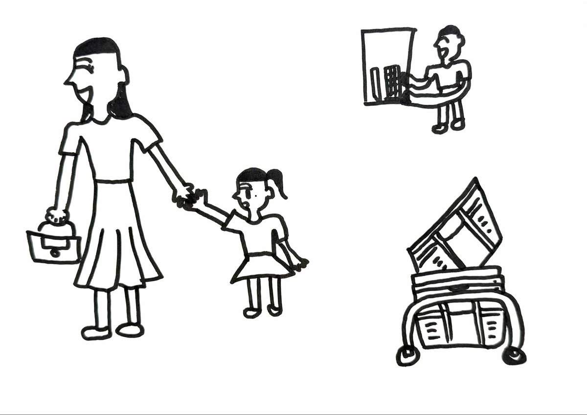 小さい頃、一つだけ斜めになってるスーパーのカゴはお店のこだわり