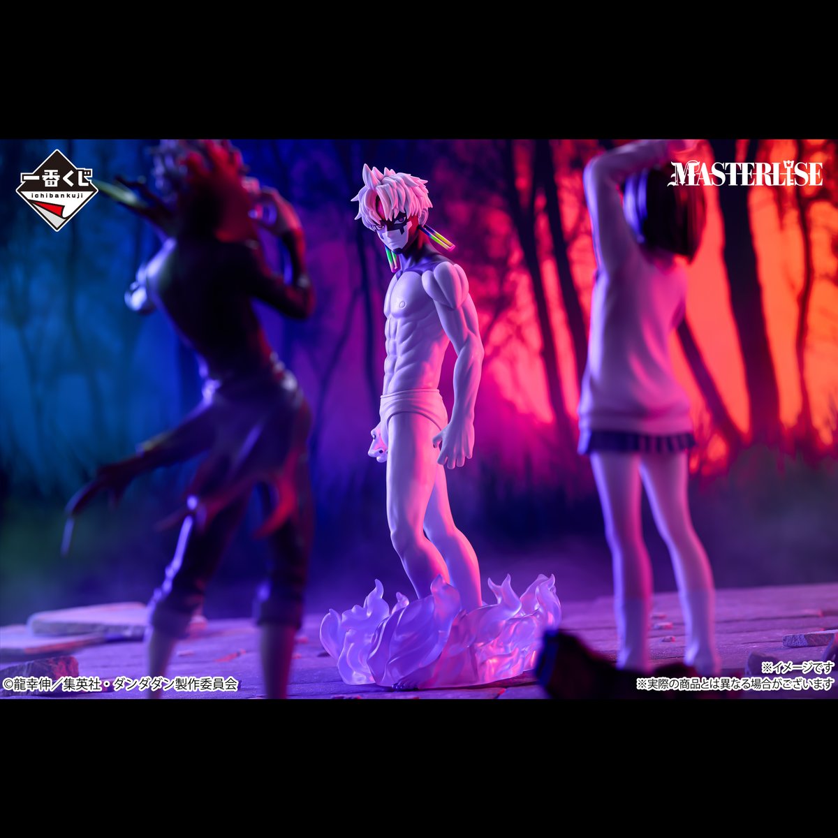 オカルン（変身）、モモ、ジジ（変身）が、 一番くじ フィギュア