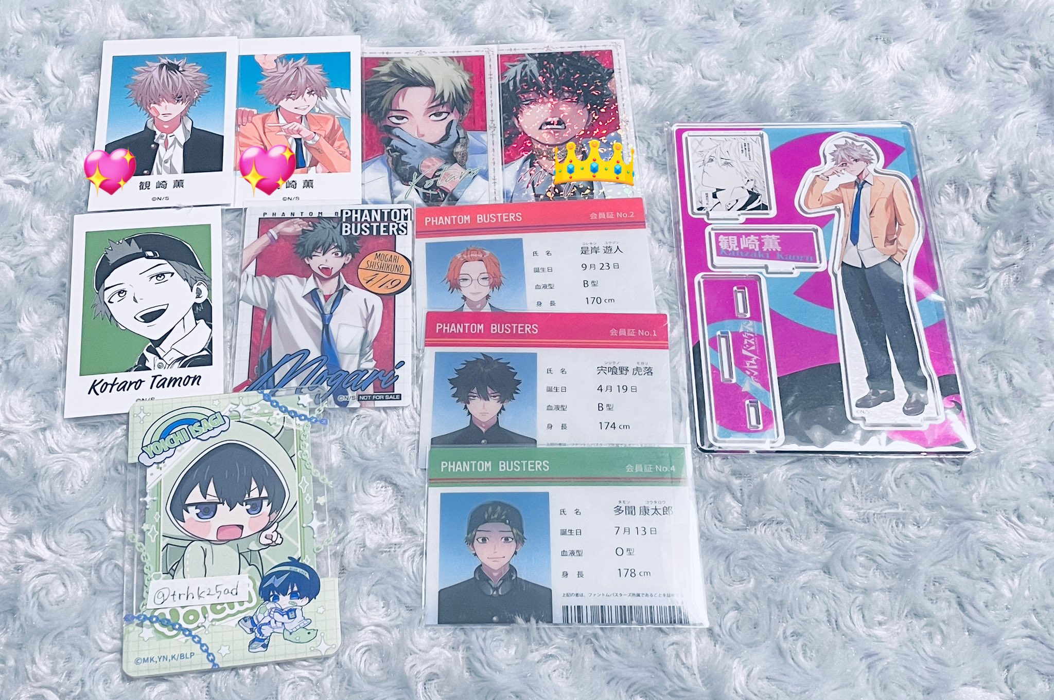 ファントムバスターズ 宍喰野虎落 ファボテリア 缶バッジ40点