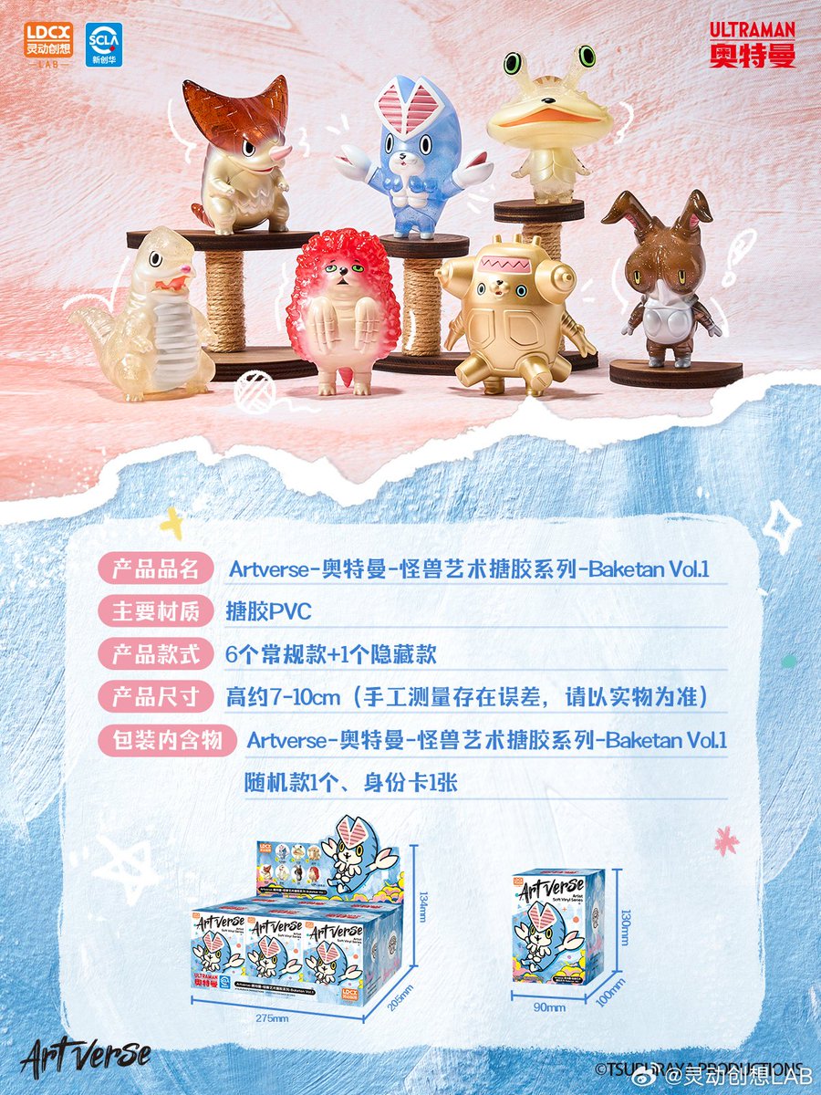 LDCX × #バケタンブログ LDCX LAB「Artverse ウルトラマン 怪獣アート