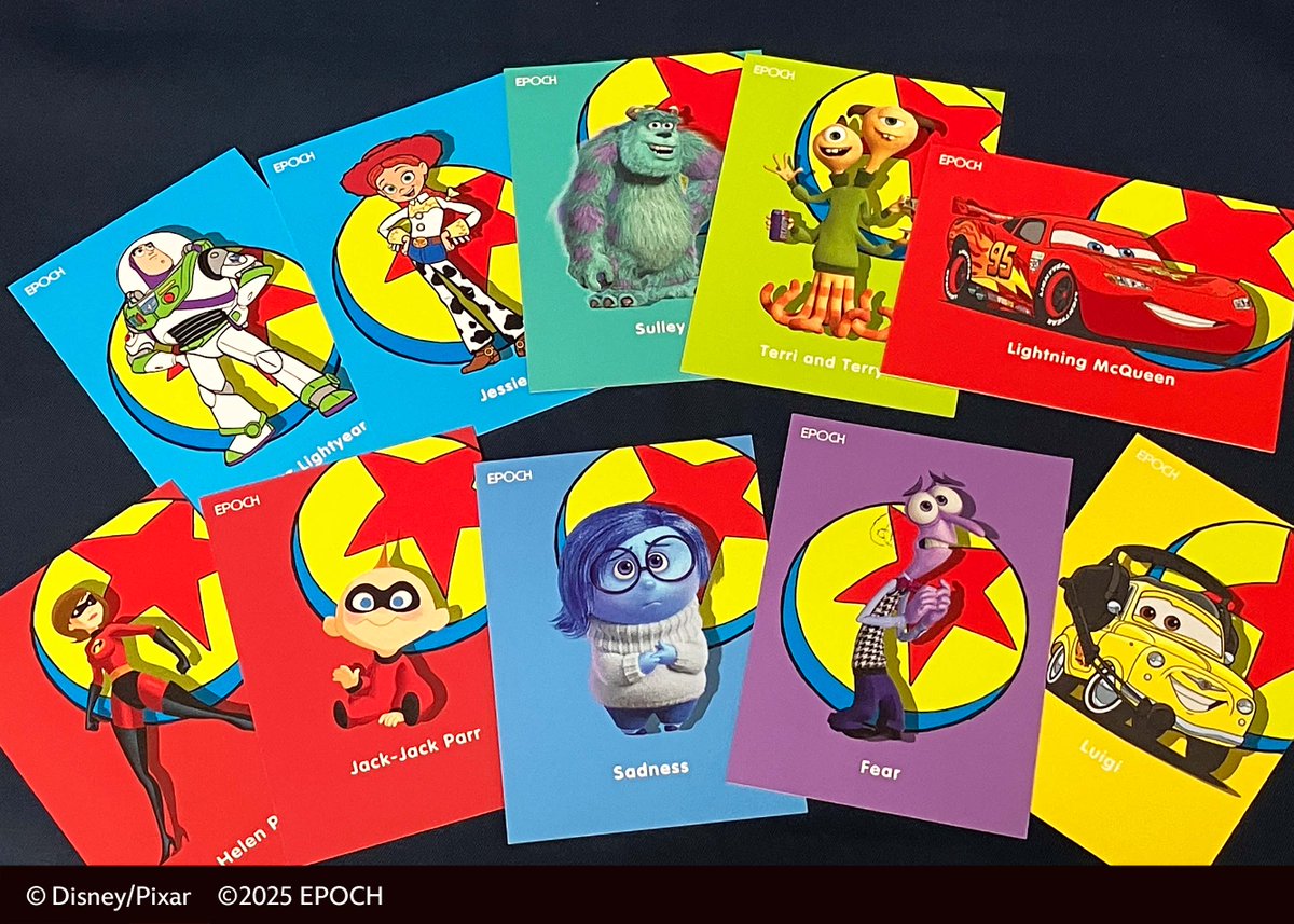 10/4(土)発売！🆕 ⭐️2025 EPOCH Collection Cards <PIXAR Characters