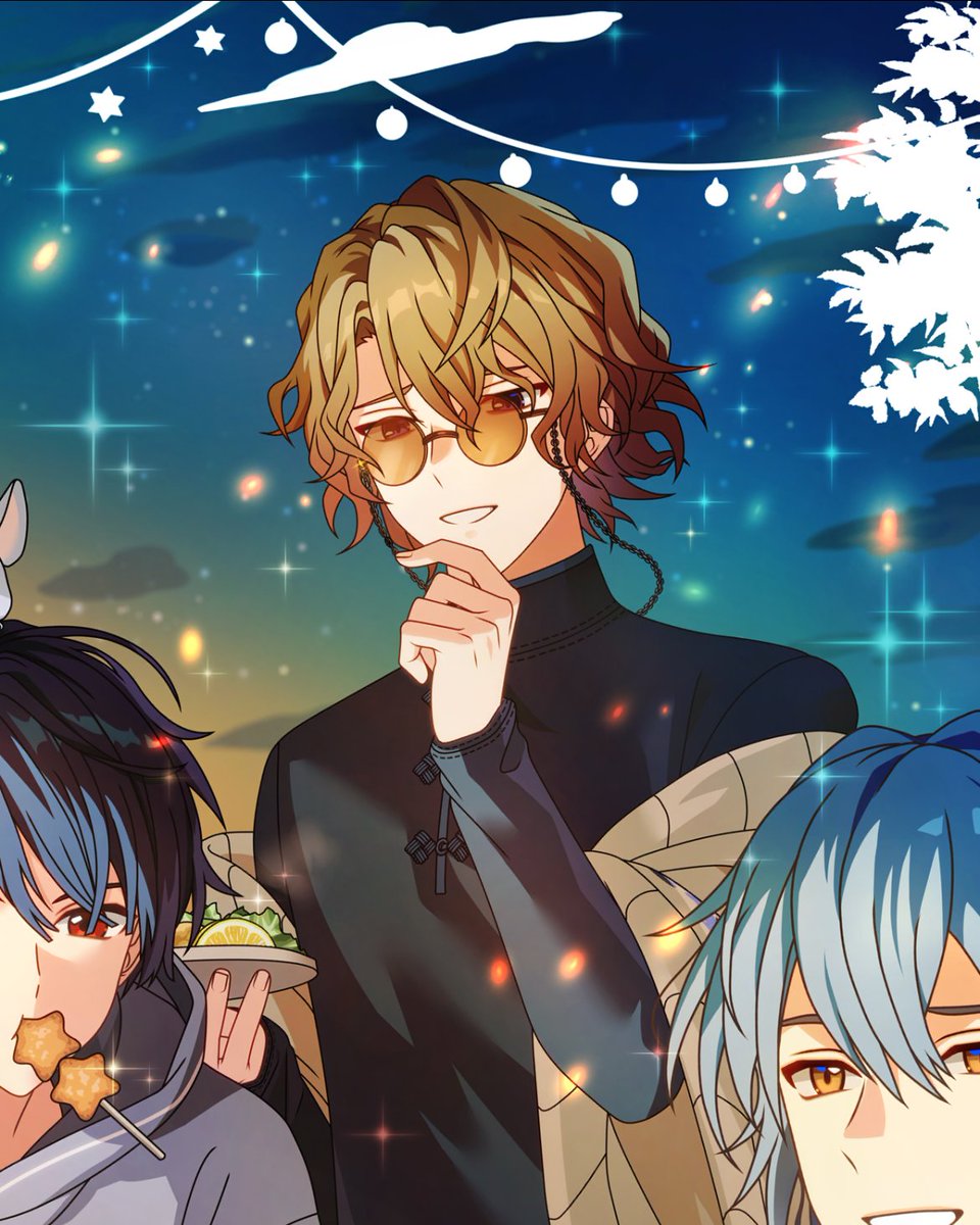 フルカードイラスト 《魔法使いパーティ》SSR 【今夜は温もりを分けて