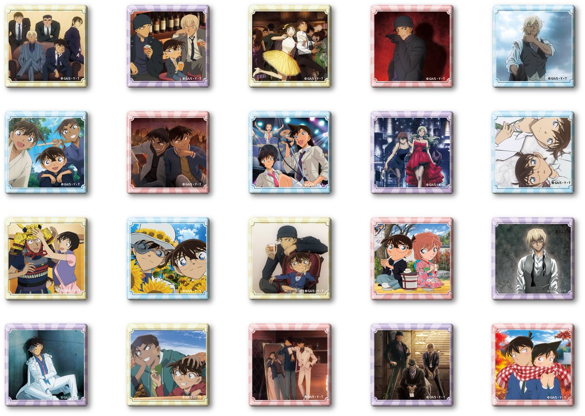 ◥◣ グッズ情報◢◤／ ＃名探偵コナン TDメモリアル缶バッジ